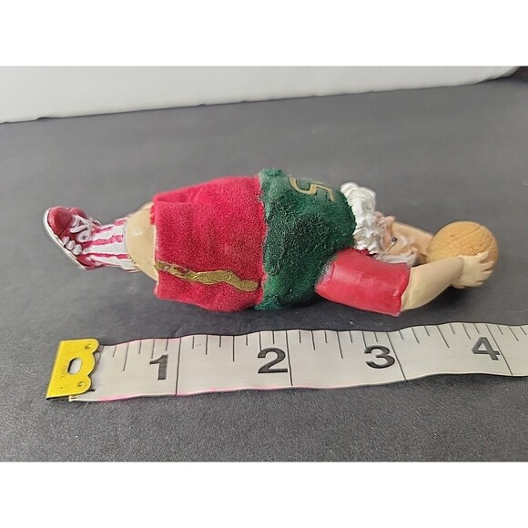 Basketball Santa Ornament Figurine 4" - Picture 2 of 7
